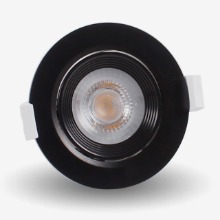 LED 다운라이트 3인치 블랙 COB 7W 매입등 검정