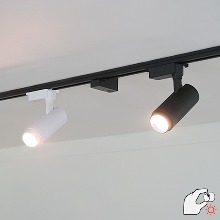 LED 레일조명 디밍 원통 COB 20W 밝기조절 스포트 레일등 카페조명 주방조명