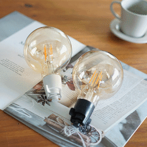 LED 에디슨 전구 레일형 G95 3W  소켓 일체형 램프